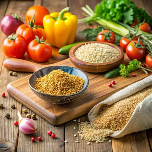 Budžola od Prosa sa Povrćnim Miksom i Lanenim Prelivom