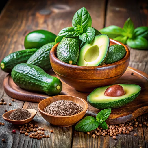 Osvežavajuća Salata sa Avokadom i Lanenim Semenom